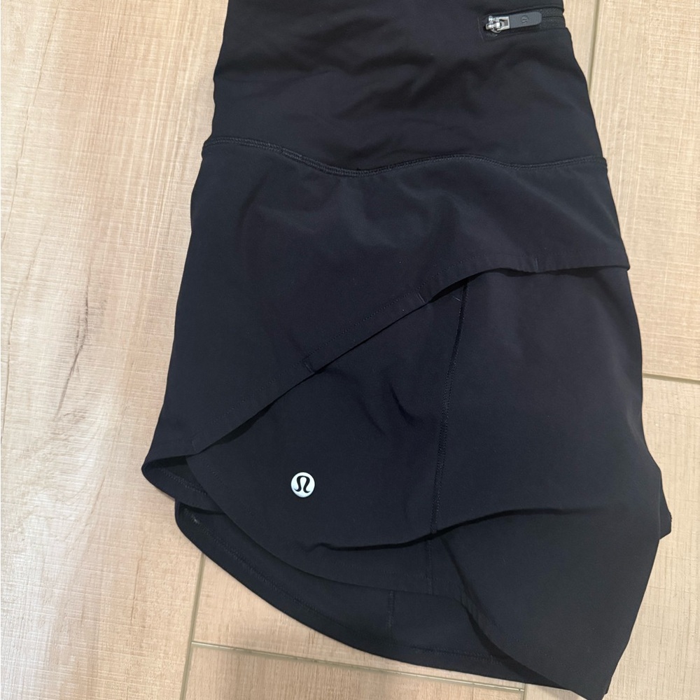 Lululemon Athletica Black Speed Up Shorts